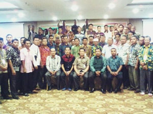 Aparatur Desa se Kabupaten Kuansing Ikut Bimtek Pengadaan Barang dan Jasa